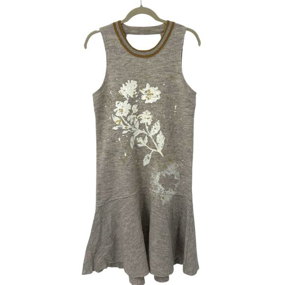 Anthropologie Knitted & Knotted Afterlight Wool Dress Small Sleeveless Floral - Picture 1 of 14